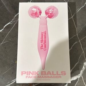 THE SKINNY CONFIDENTIAL Pink Balls Facial Massager - BRAND NEW W/BOX.